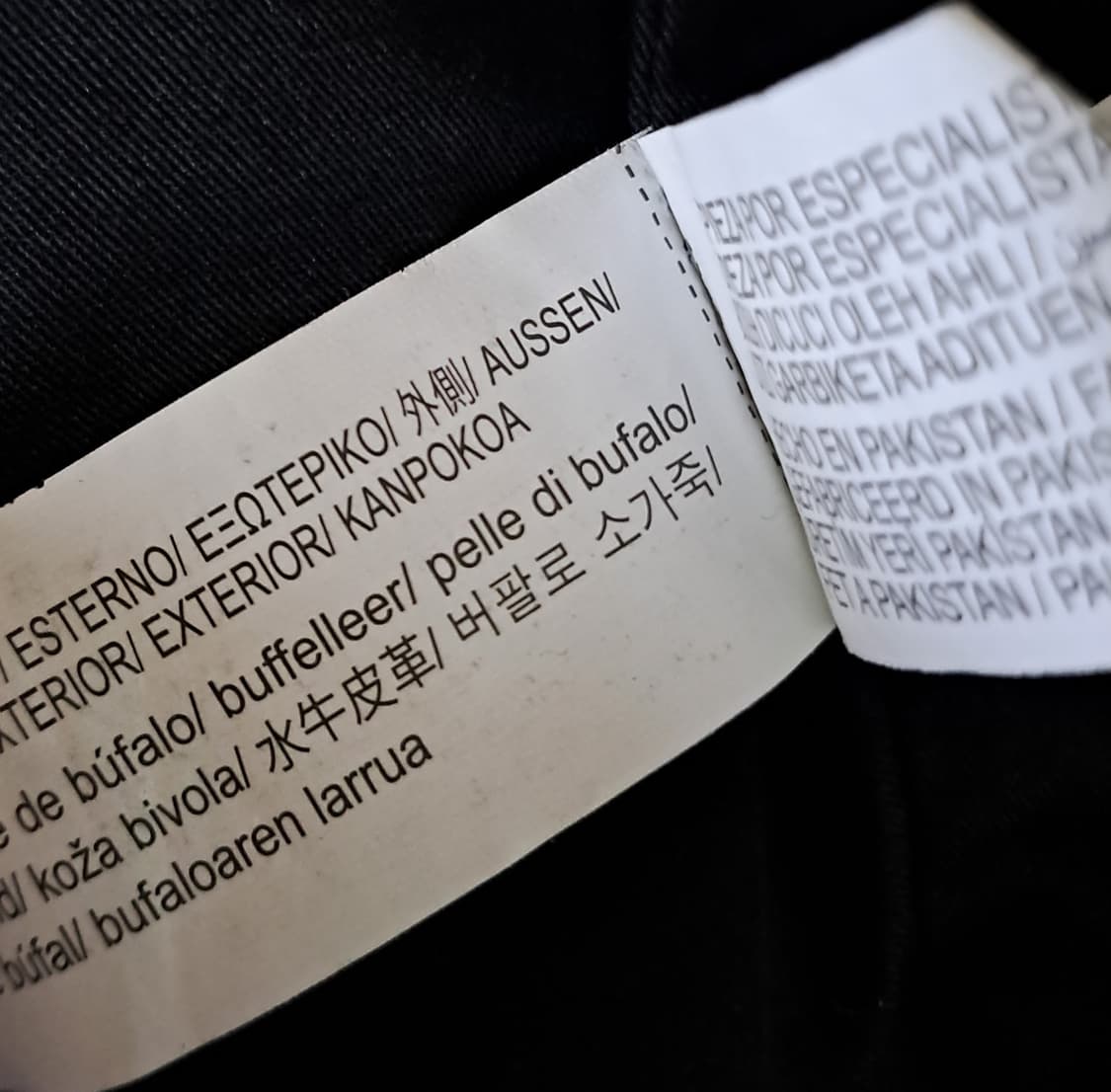 (새상품) 자라 버팔로가죽 자켓 L B214 상품이미지8