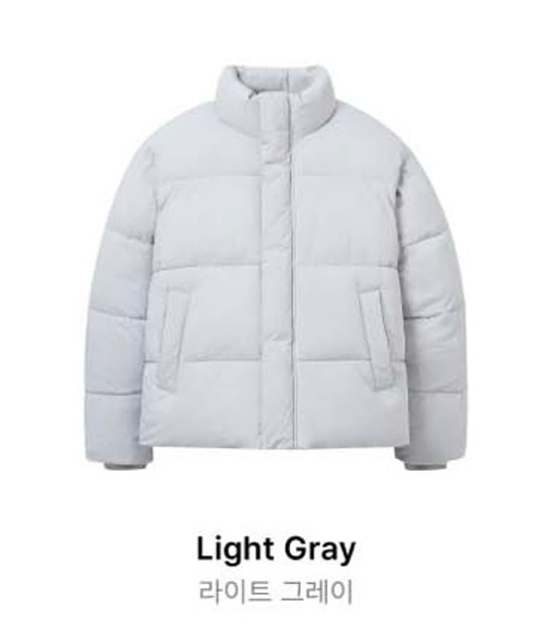 스파오 패딩 xs 상품이미지1