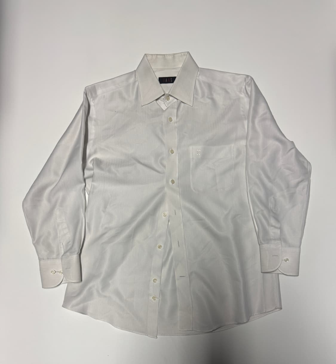 닥스 daks 정장 스트라이프 화이트 긴팔 셔츠 L 상품이미지1