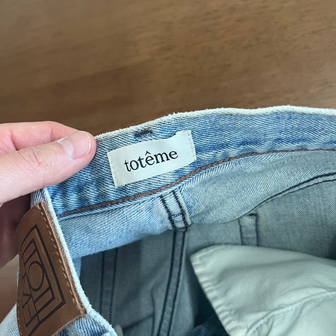 토템 트위스트 데님 팬츠 25 상품이미지8