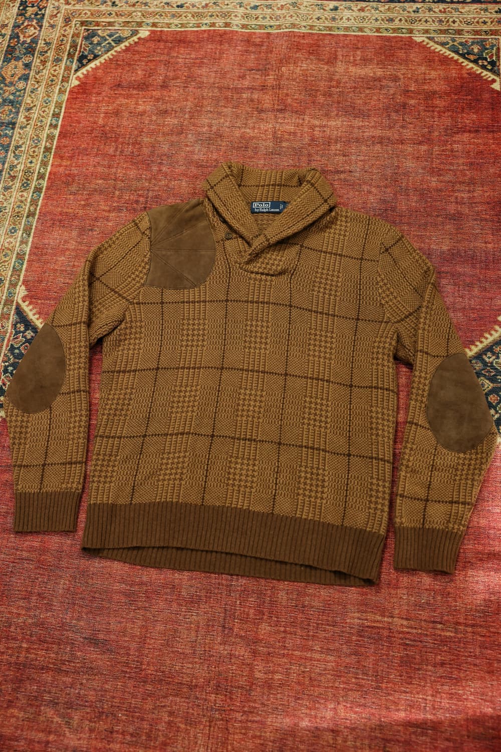 폴로랄프로렌 숄카라 헌팅 니트 판매 상품이미지2
