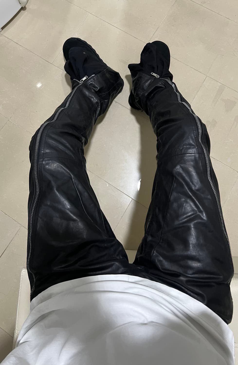 릭오웬스 볼란 바나나 레더 LGW 상품이미지7