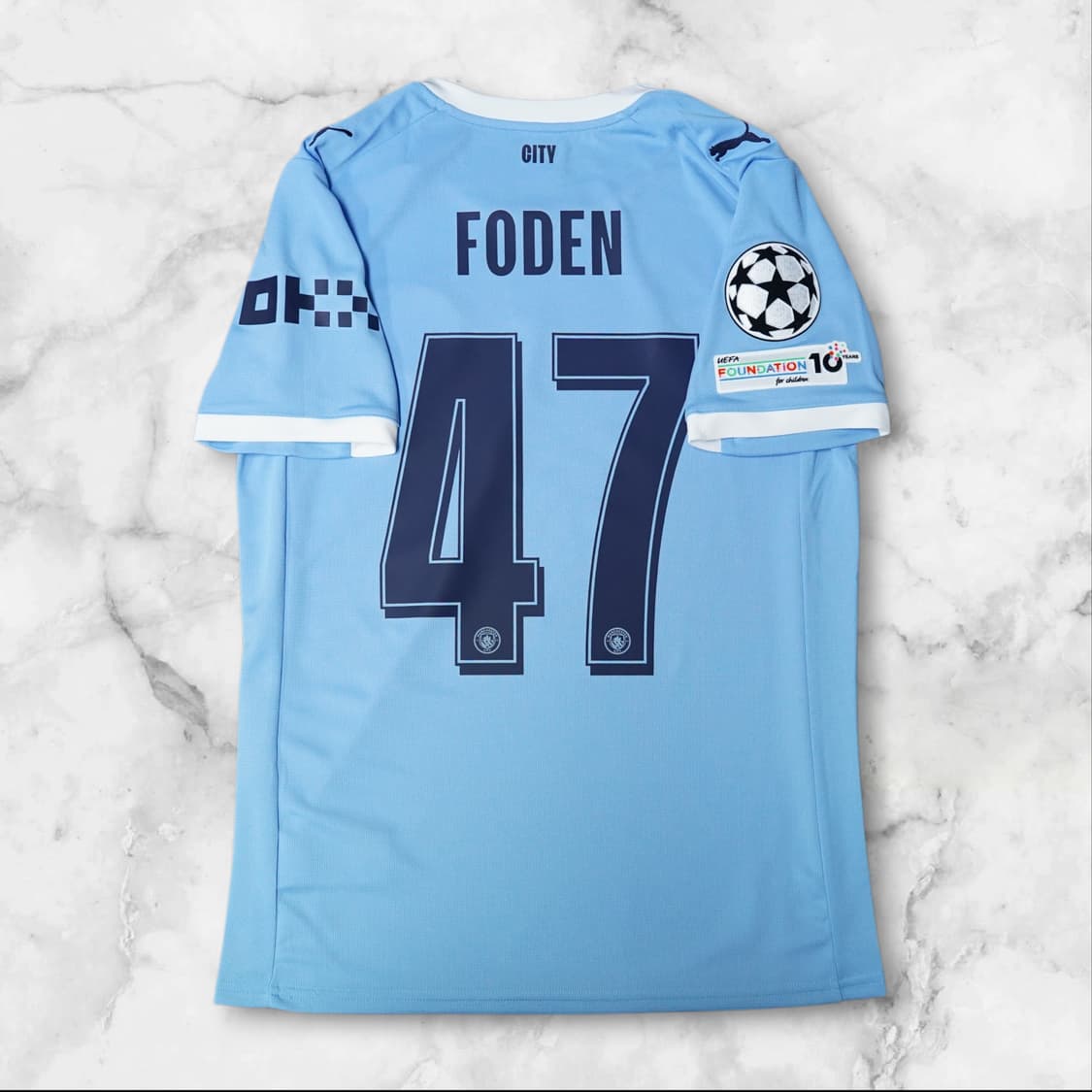 [해외 S~3XL] 25/26 맨시티 포든 챔스 홈 유니폼 상품이미지1