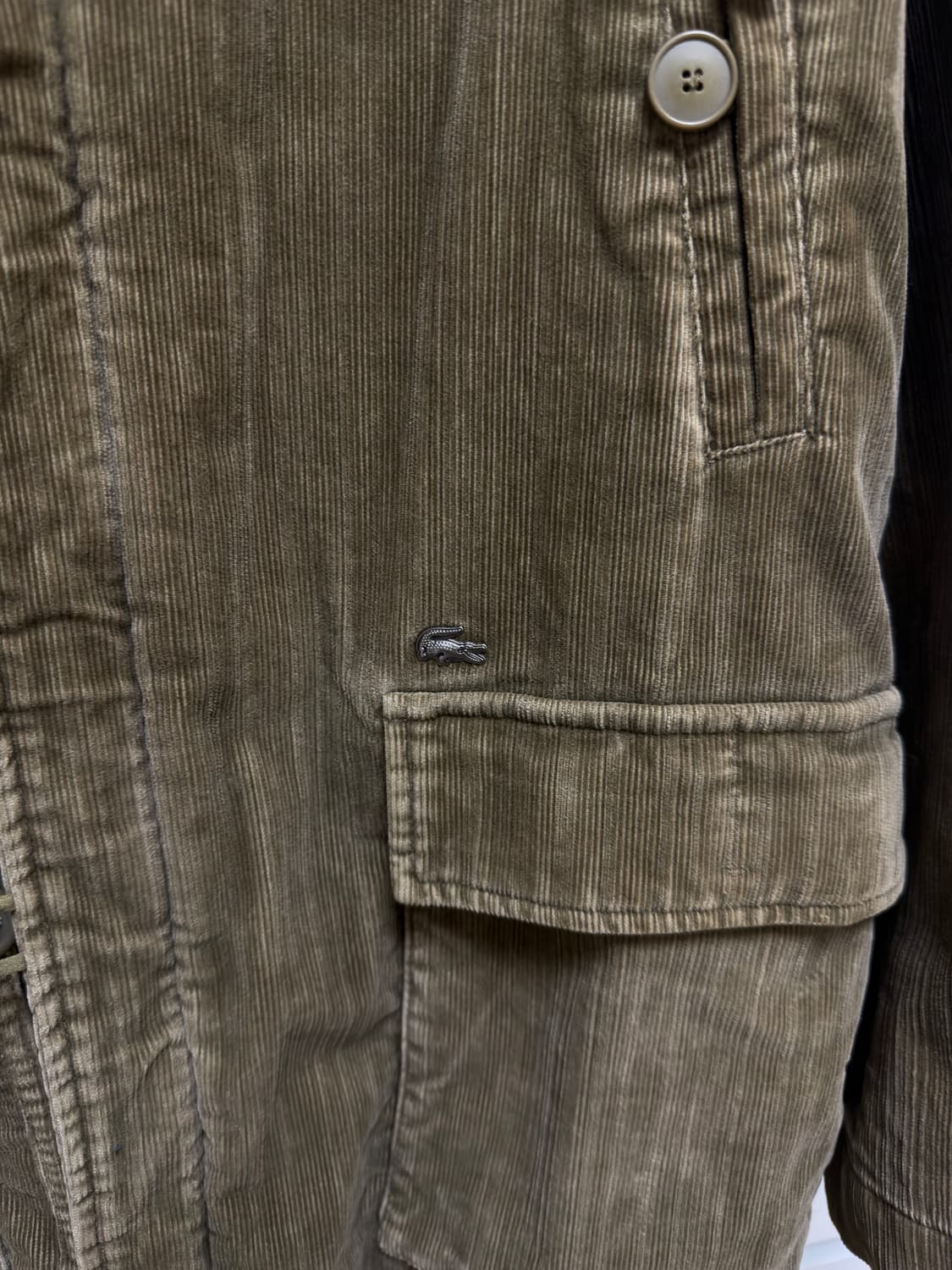 라코스테 코듀로이 후드코트 상품이미지4