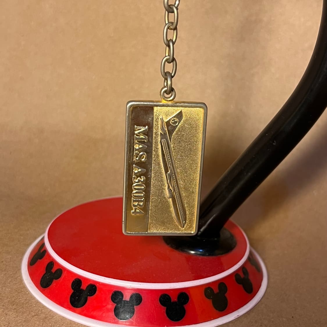 빈티지 말레이시아(MAS) 항공기 기념 키링(A300B4) 상품이미지4