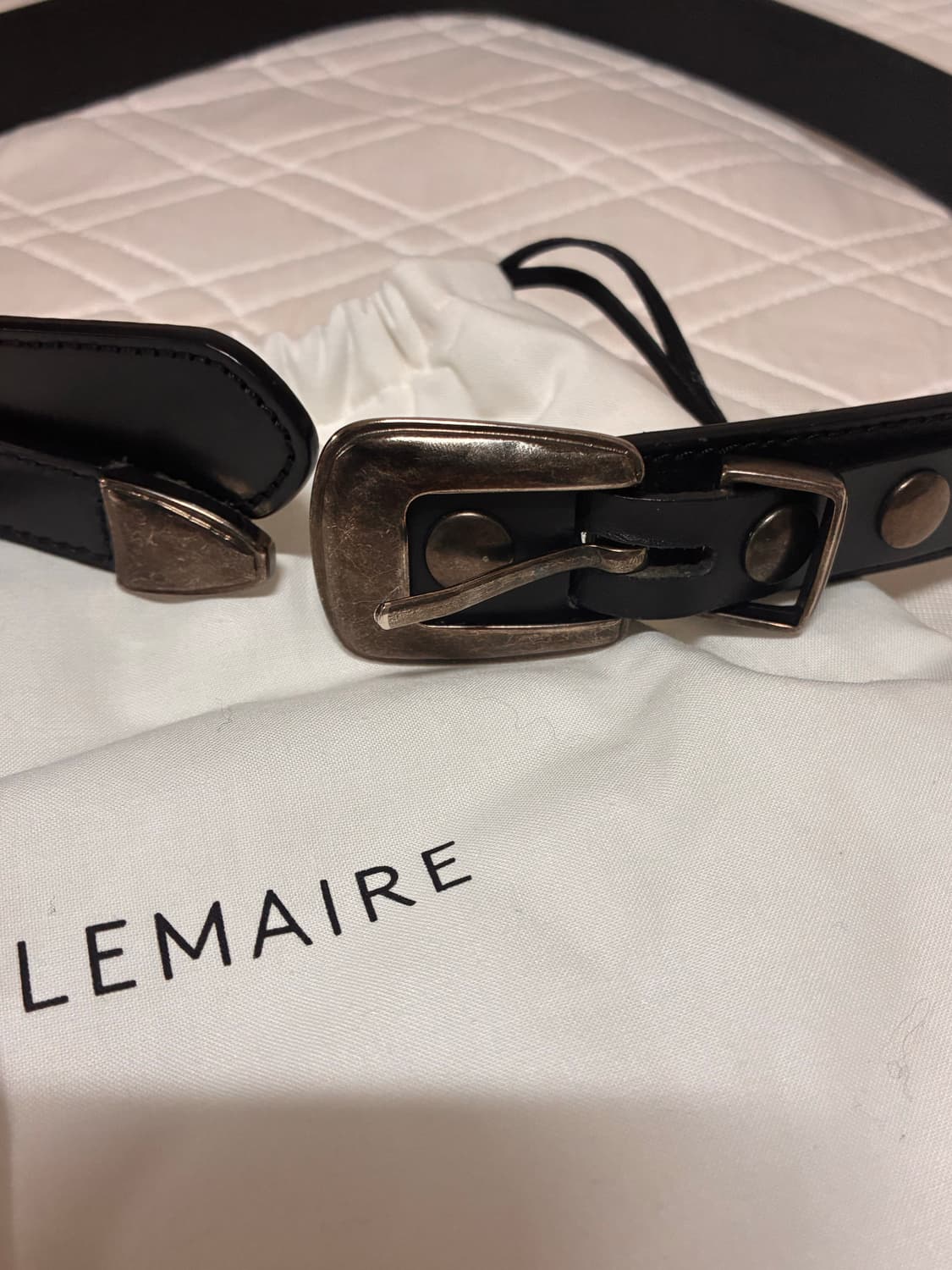 르메르 웨스턴벨트 블랙 80사이즈 상품이미지2