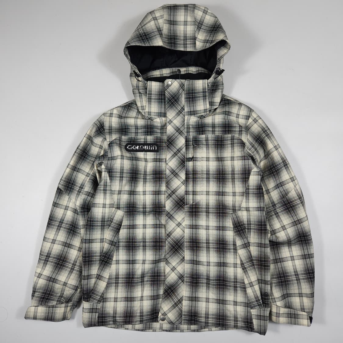 골드윈 체크 스키 점퍼 상품이미지1