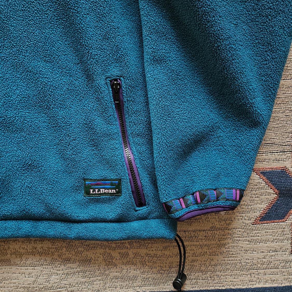 엘엘빈 방풍 폴라텍 플리스 스냅티 상품이미지2