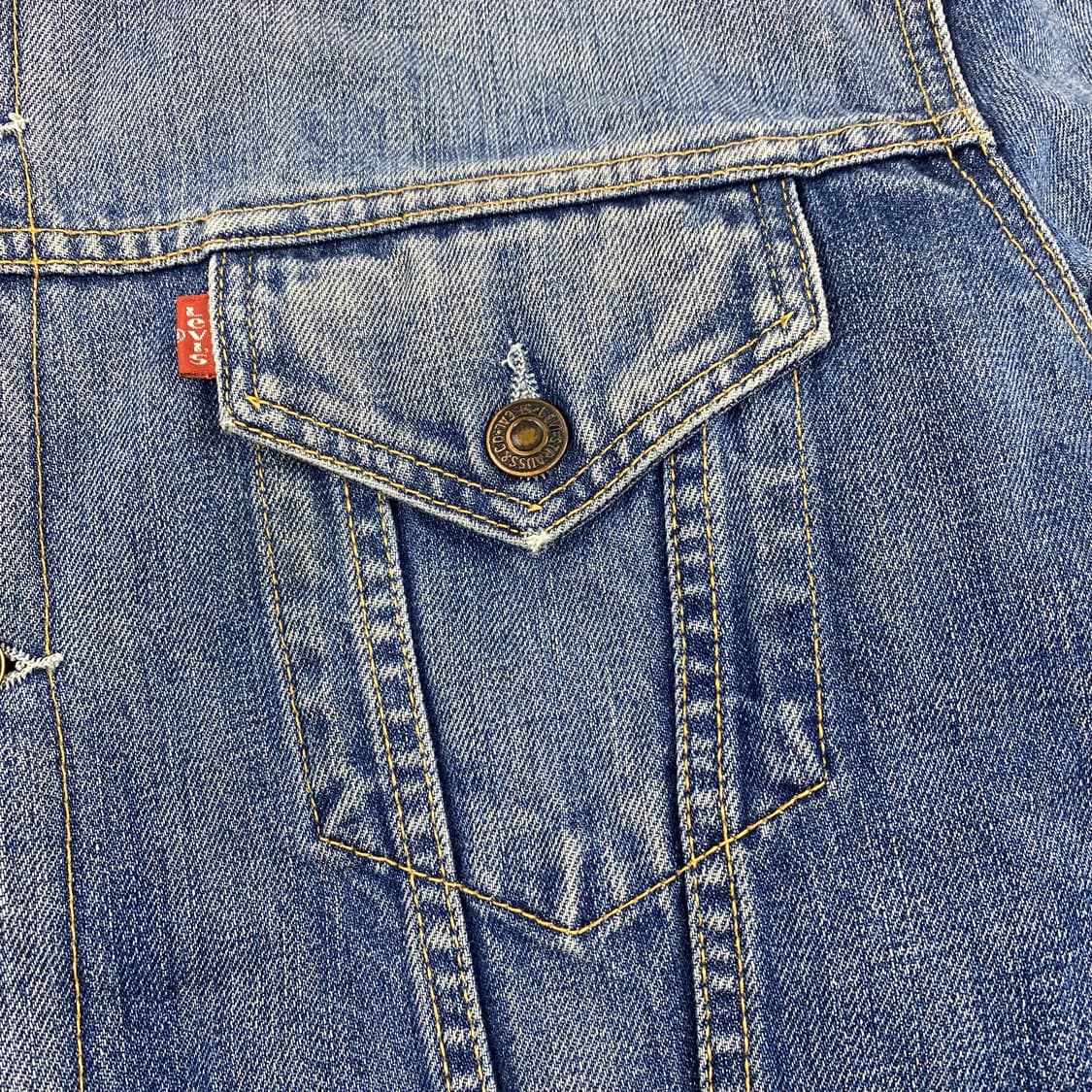 리바이스 00s 레드 탭 양털 데님 트러커 자켓 (105) 상품이미지3