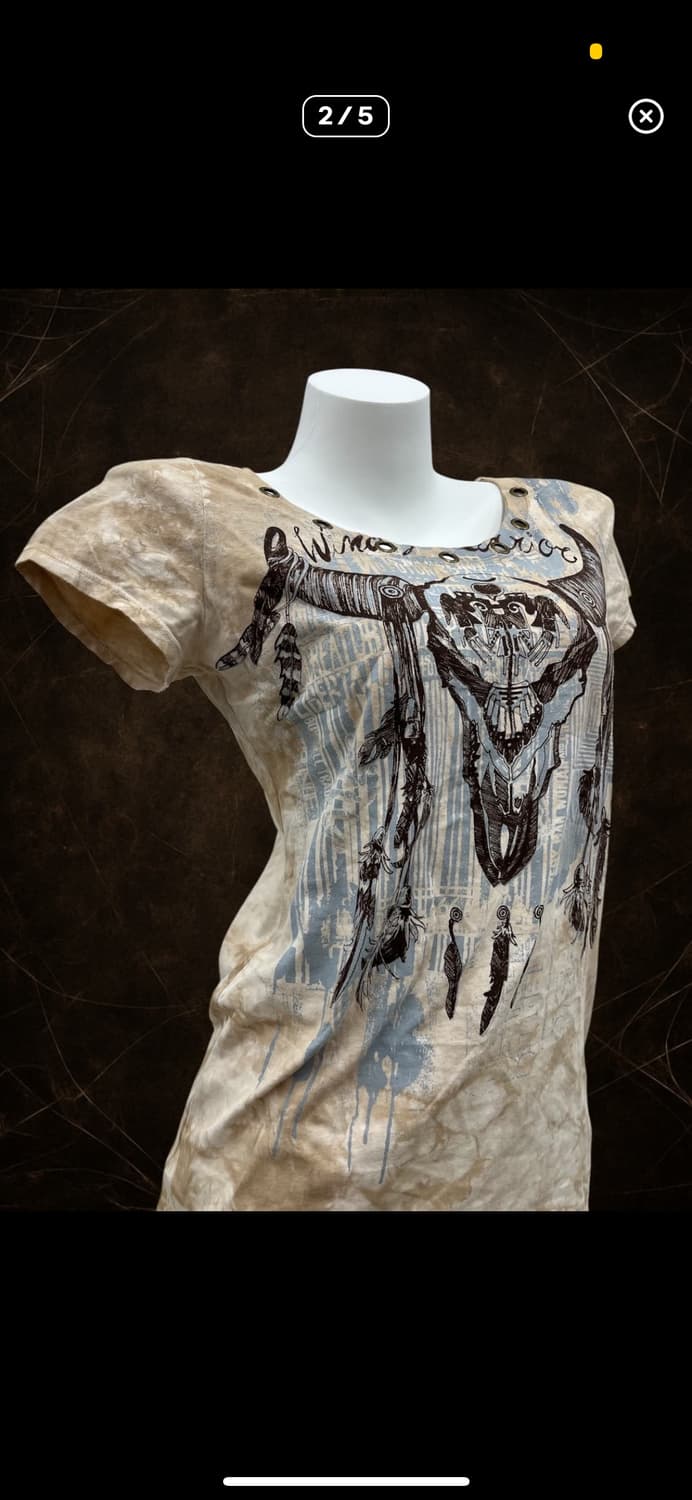 'LIBERTALIA' stud point printing t-shirt 상품이미지2