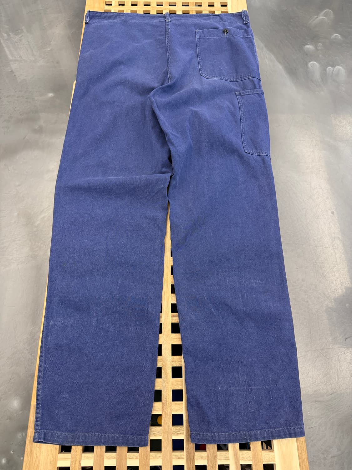 FADED WASHED NAVY OLD EURO 빈티지프렌치워크팬츠 상품이미지2