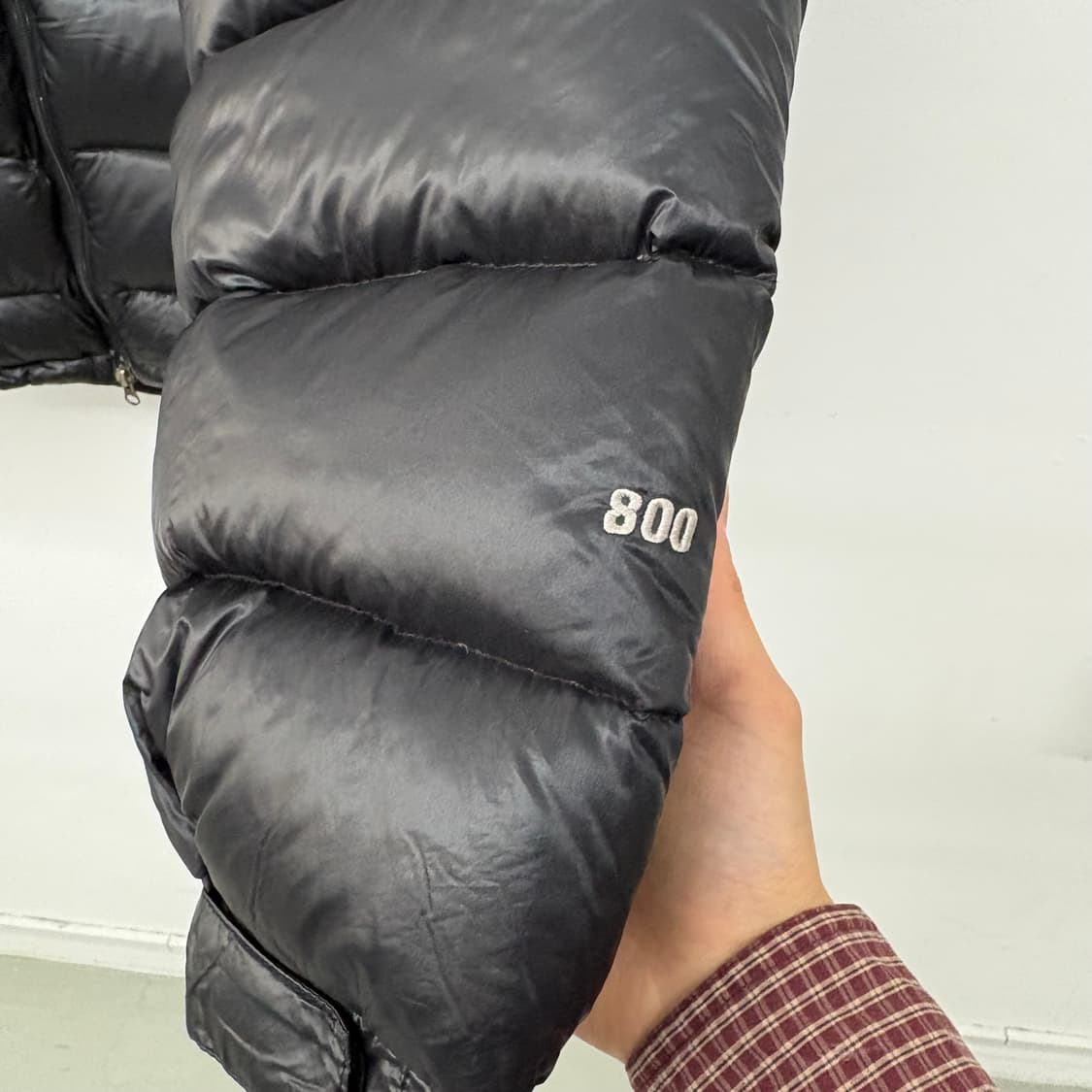 노스페이스 블랙 패딩 점퍼 남/XL 상품이미지4