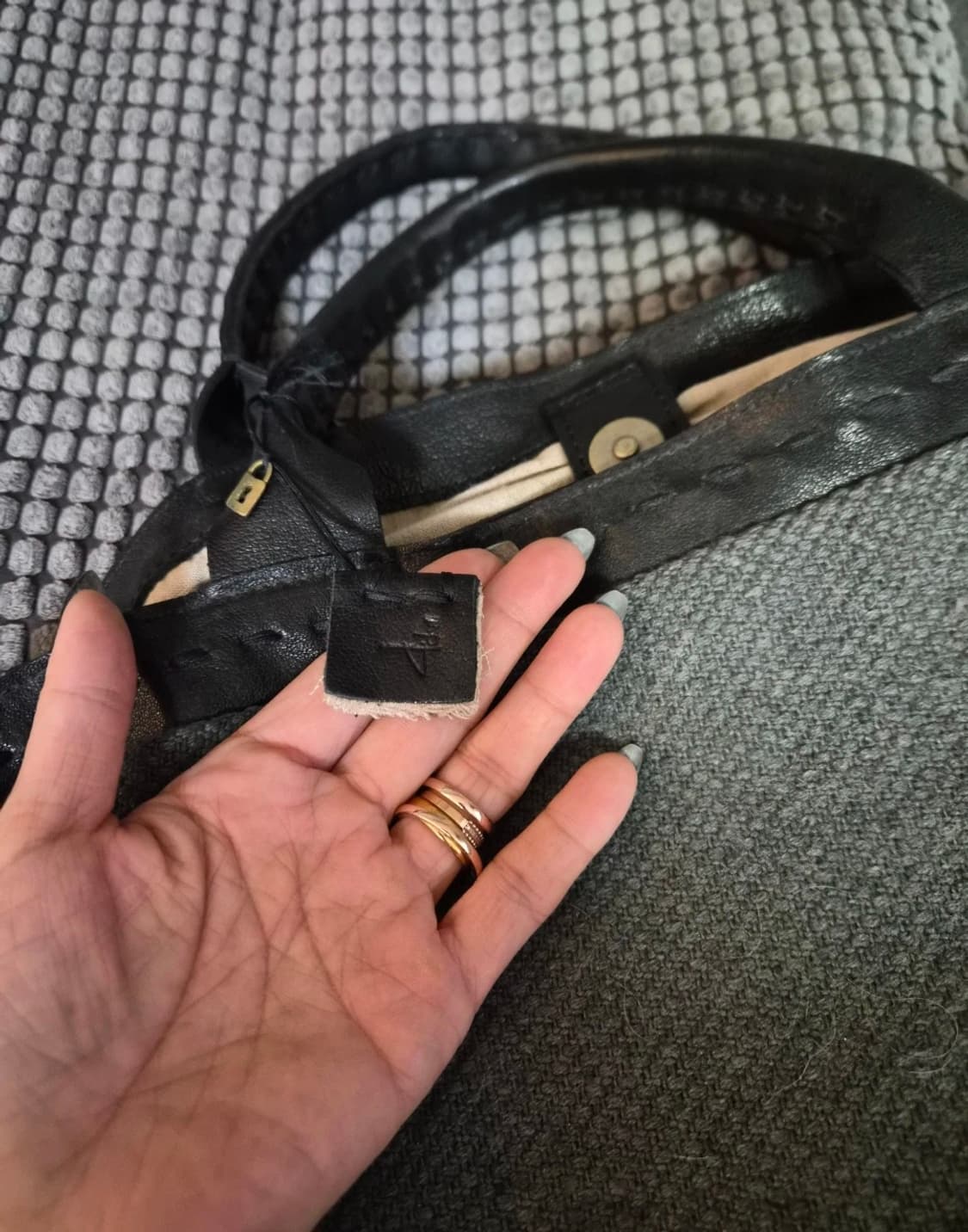 리얼램스킨 고급린넨 가방 상품이미지8