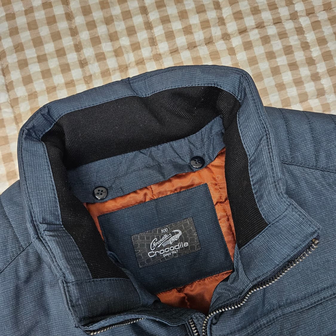 크로커다일 오리털 퀼팅 패딩 남자100 상품이미지2