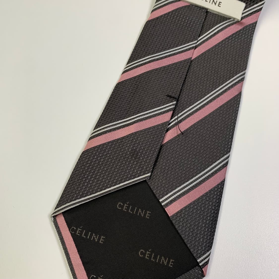 셀린느(CELINE) 신형 스트라이프 넥타이 명품 A+등급 8.7cm 상품이미지10