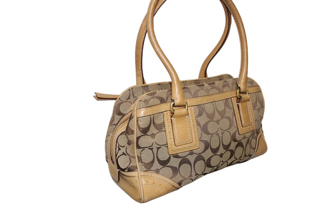 2000s Y2K COACH 코치 미니 보스턴백 상품이미지5