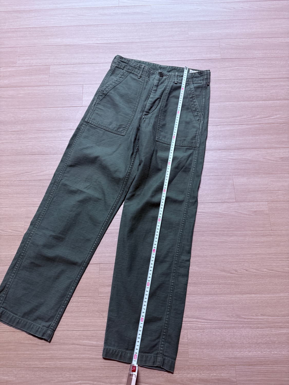 orslow 오어슬로우 퍼티그 레귤러핏 1사이즈 노수선 상품이미지5