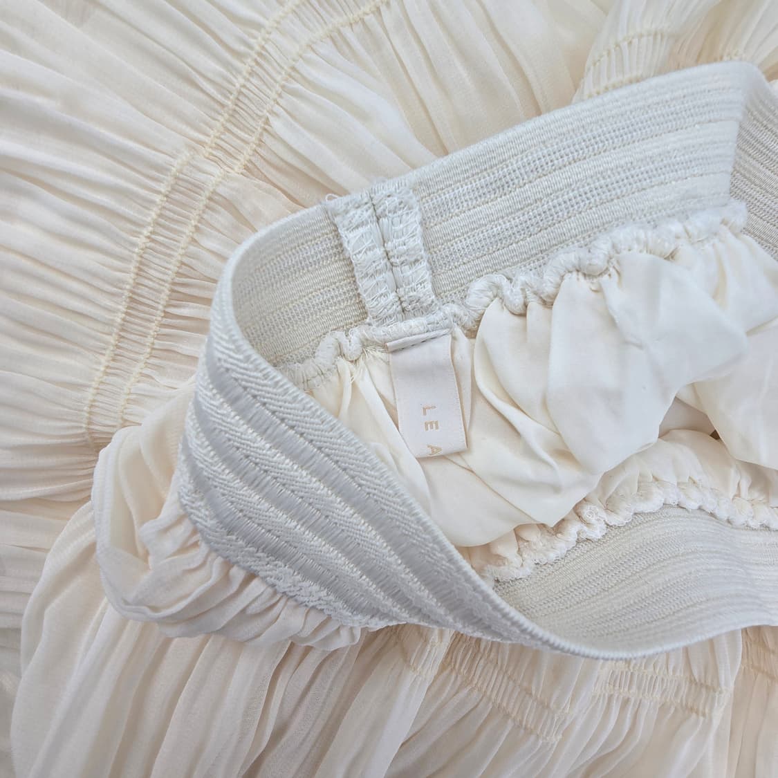 아이보리 캉캉 롱 스커트 상품이미지9