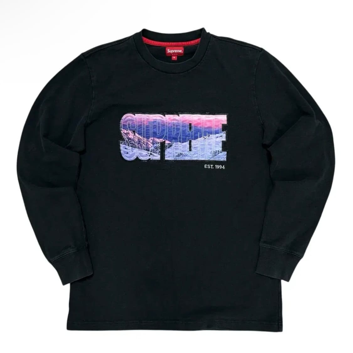 슈프림 15AW 블랙 롱슬리브(M) 상품이미지1