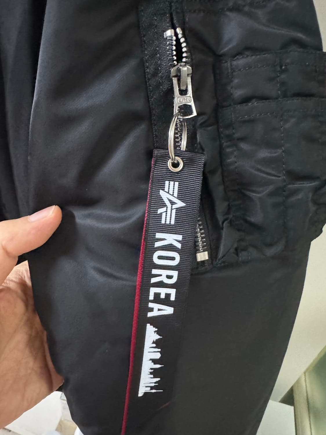 알파인더스트리 ma-1 블랙/건메탈 XXL 상품이미지2