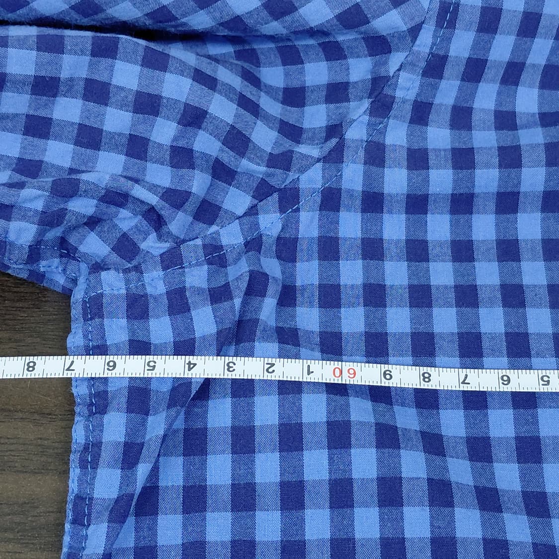 GAP 갭 블루 스텐다드핏 체크 셔츠 XL 상품이미지6