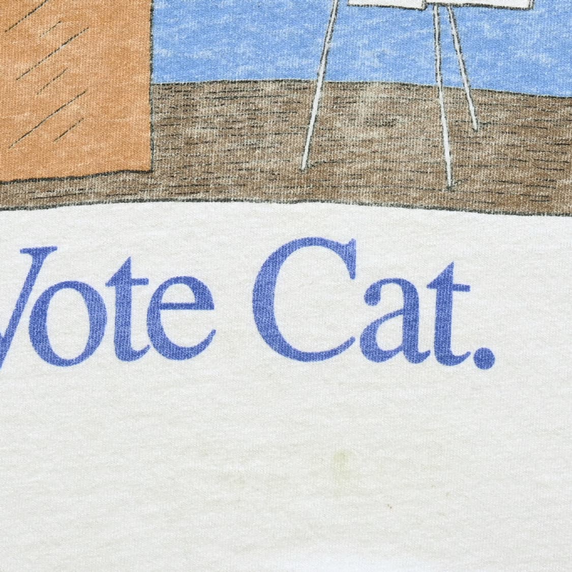 90s A Sardine in Every Pot! Vote Cat 티셔츠 상품이미지7