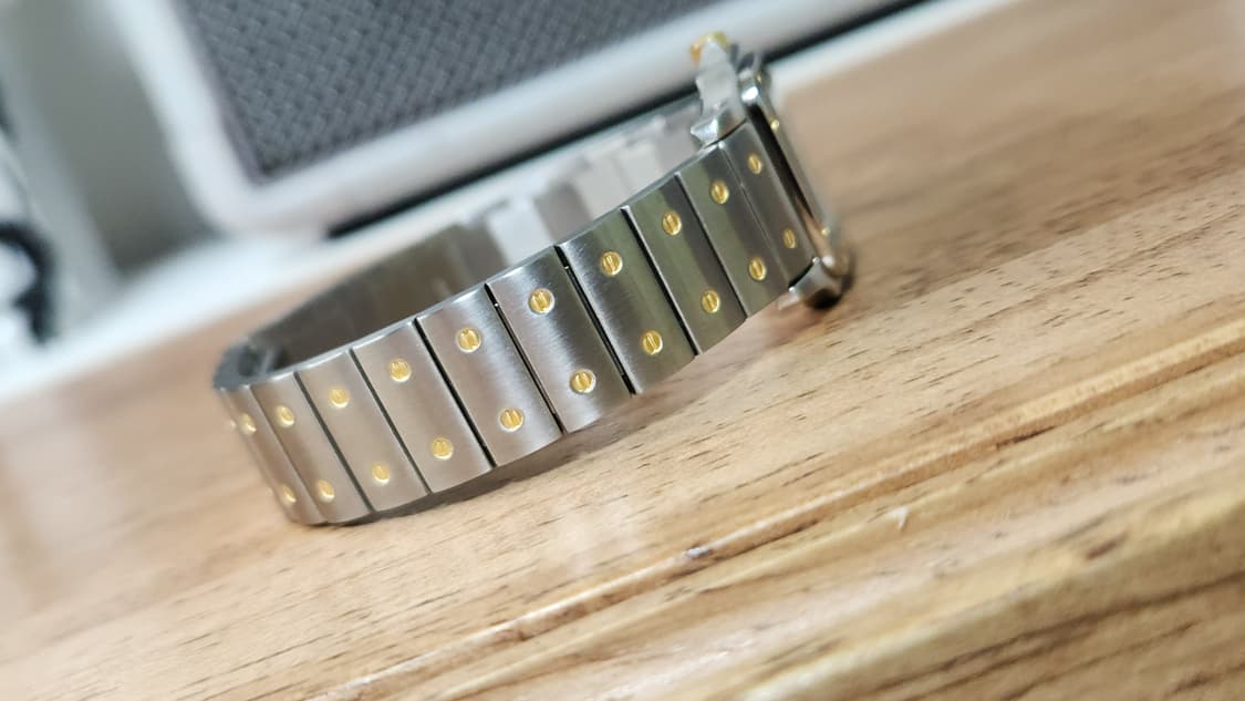 #LA MURIER 산토스 오마주 22k 골드 콤비 여성명품시계  급처 상품이미지7