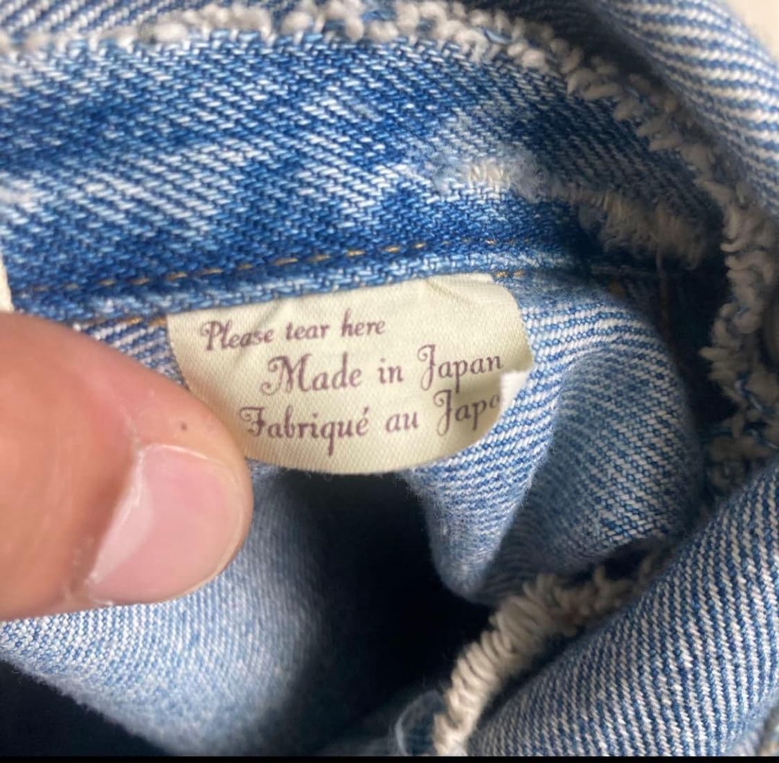 (40) lvc 워싱 데님 자켓 lot 517 상품이미지7