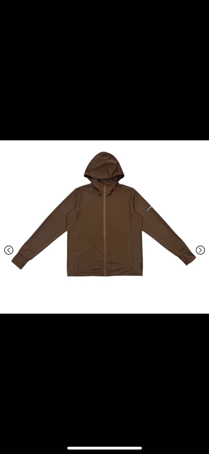 새상품)jichoi 지초이 25-001 이지 휜드 후디 브라운 2size 상품이미지1