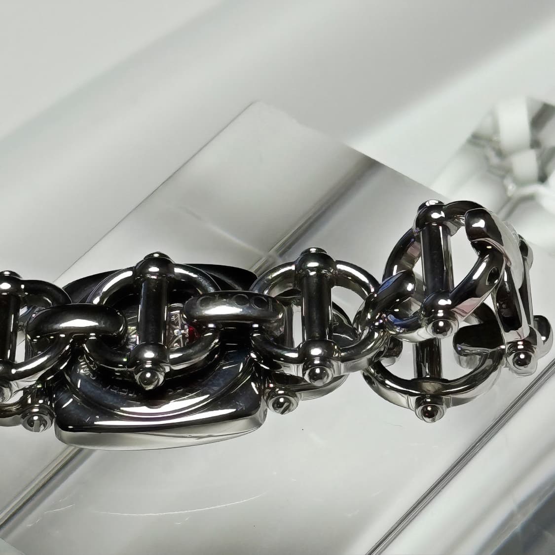 80's90's 빈티지 구찌 홀스빗 브레이슬릿 블랙다이얼 워치 상품이미지6