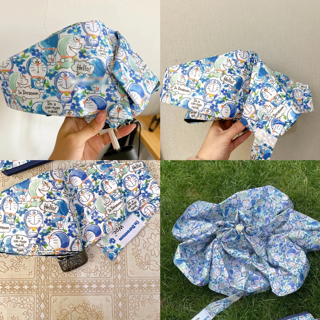 블루 wpc 도라에몽 자외선차단 양산 양우산 팔아요~ 상품이미지3