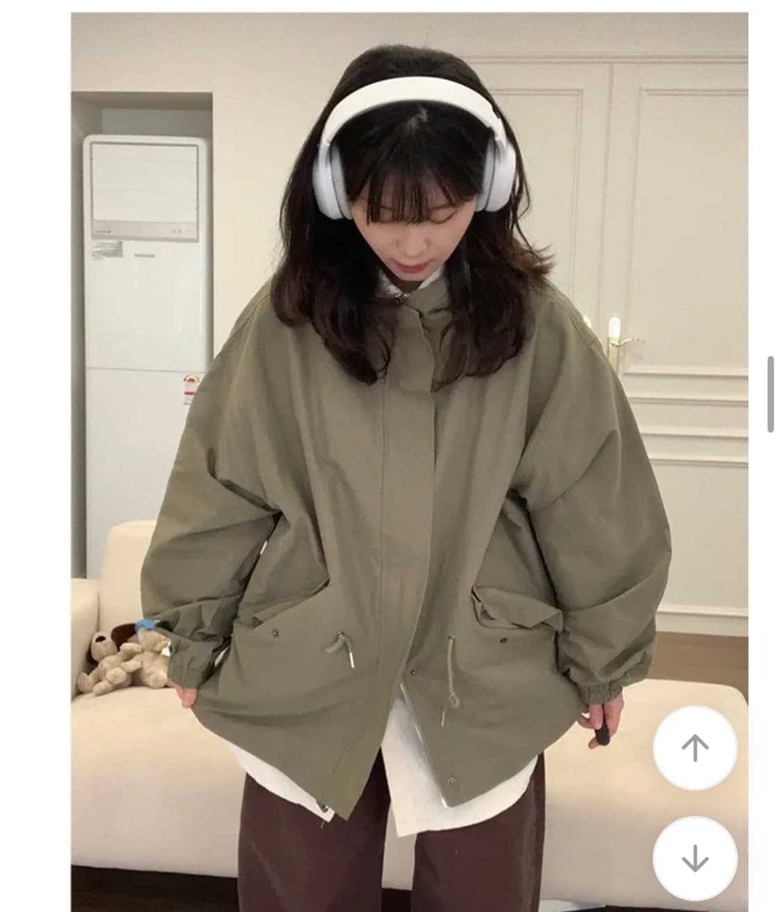 카키 야상 바람막이 자켓 상품이미지4
