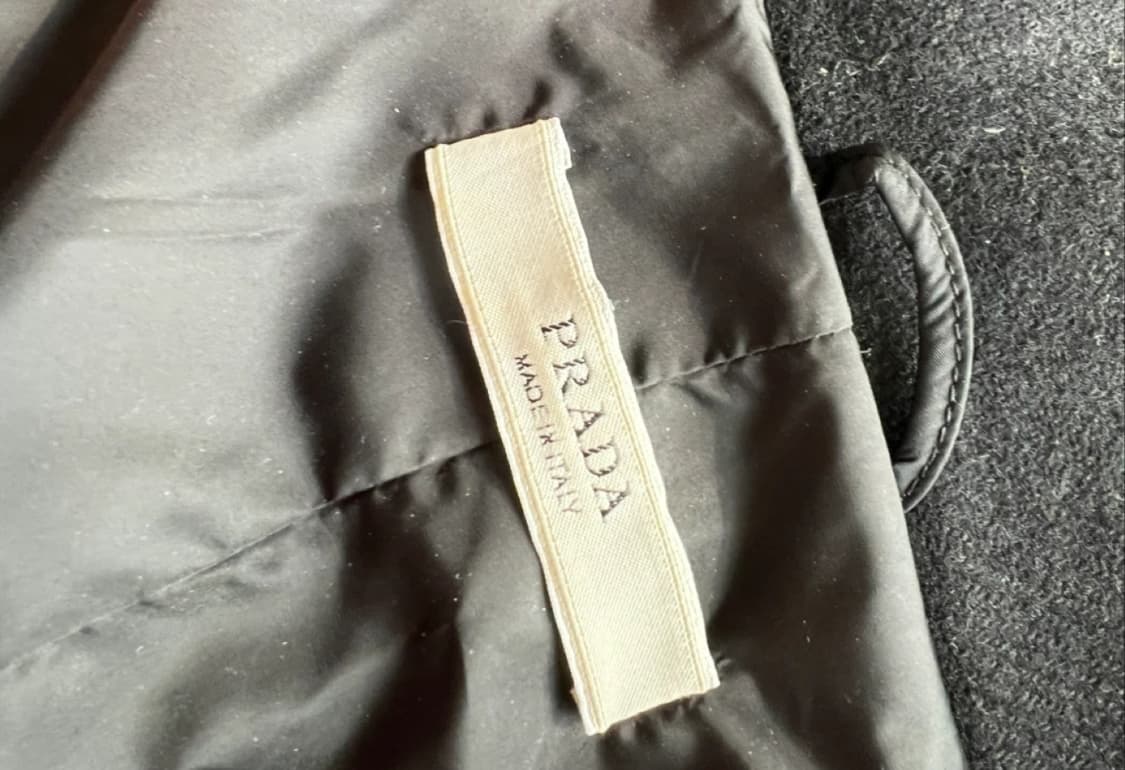 프라다 블랙 퍼 트리밍 울 코트 40 상품이미지4