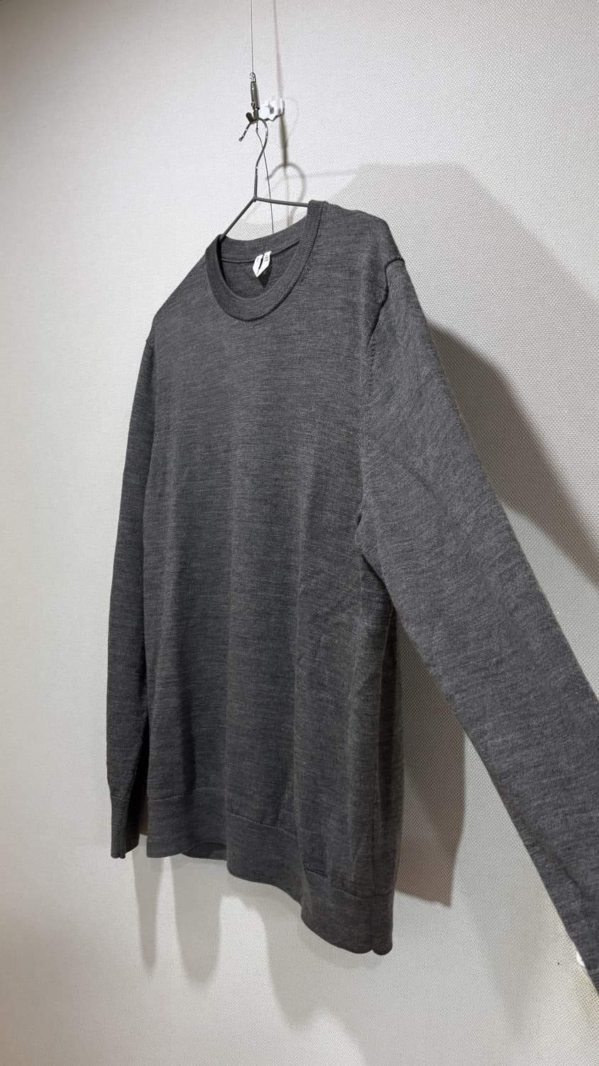 택포/S급) 아르켓 울 그레이 니트 스웨터 상품이미지2