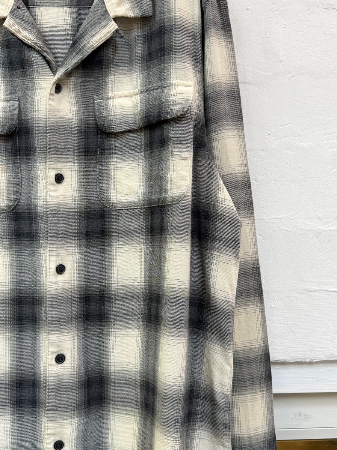 Allsaints 올세인츠 체크 셔츠 남방 L 상품이미지3