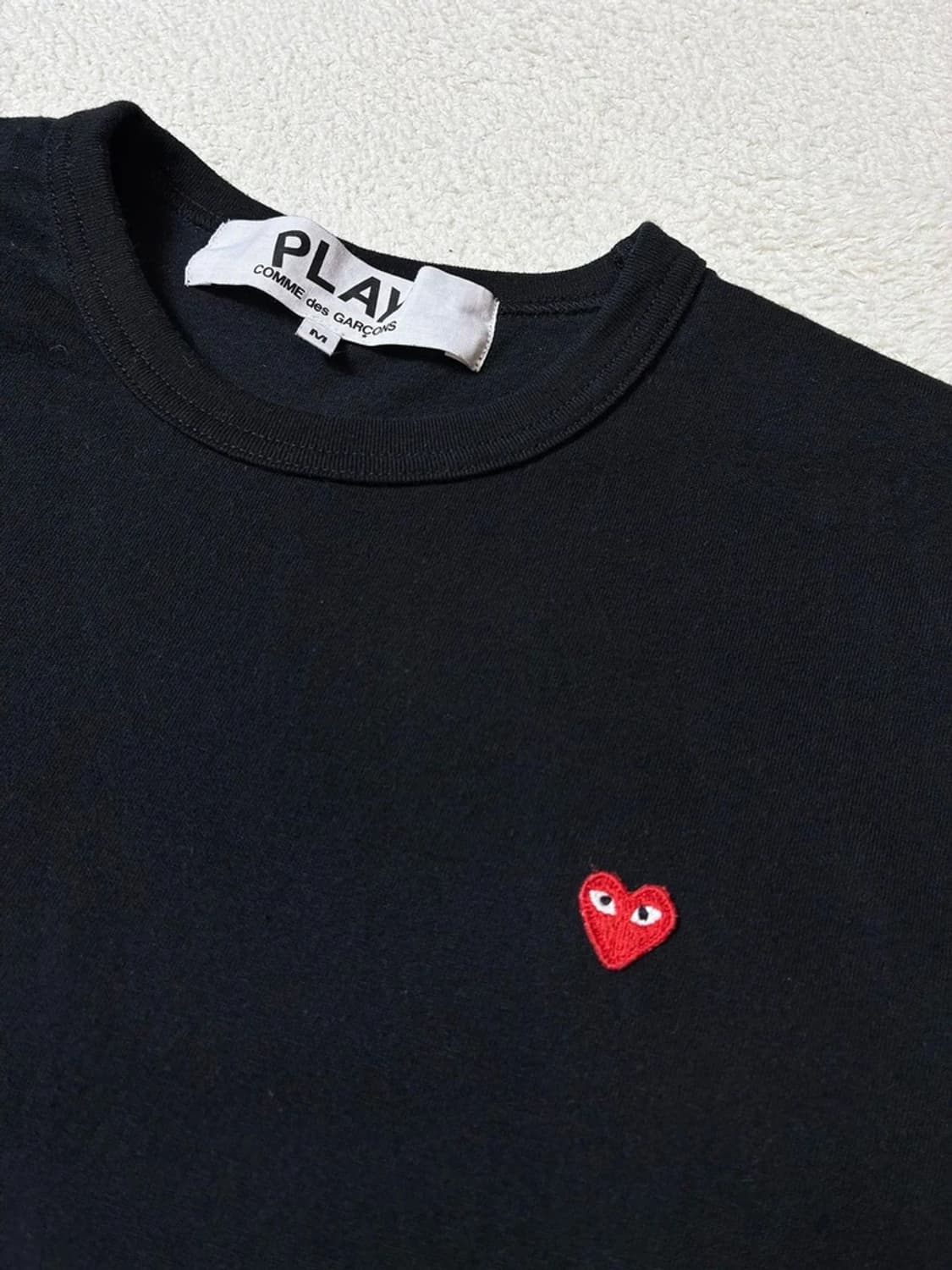 꼼데가르송 리틀 레드 하트 롱슬리브 티셔츠 PN7307 상품이미지3