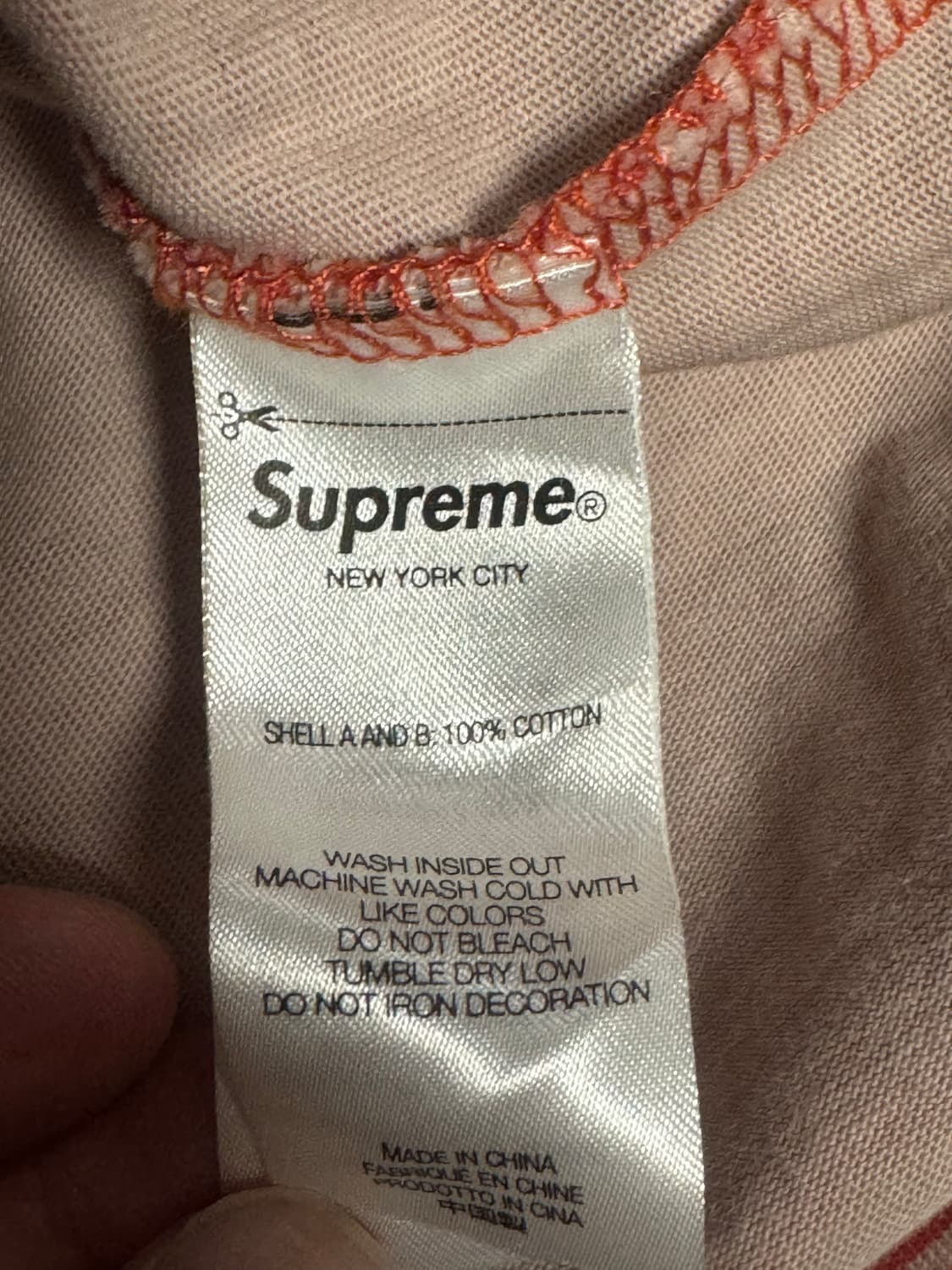 슈프림 레이어드 후드 롱슬리브 탑 탄 - 24SS 상품이미지4