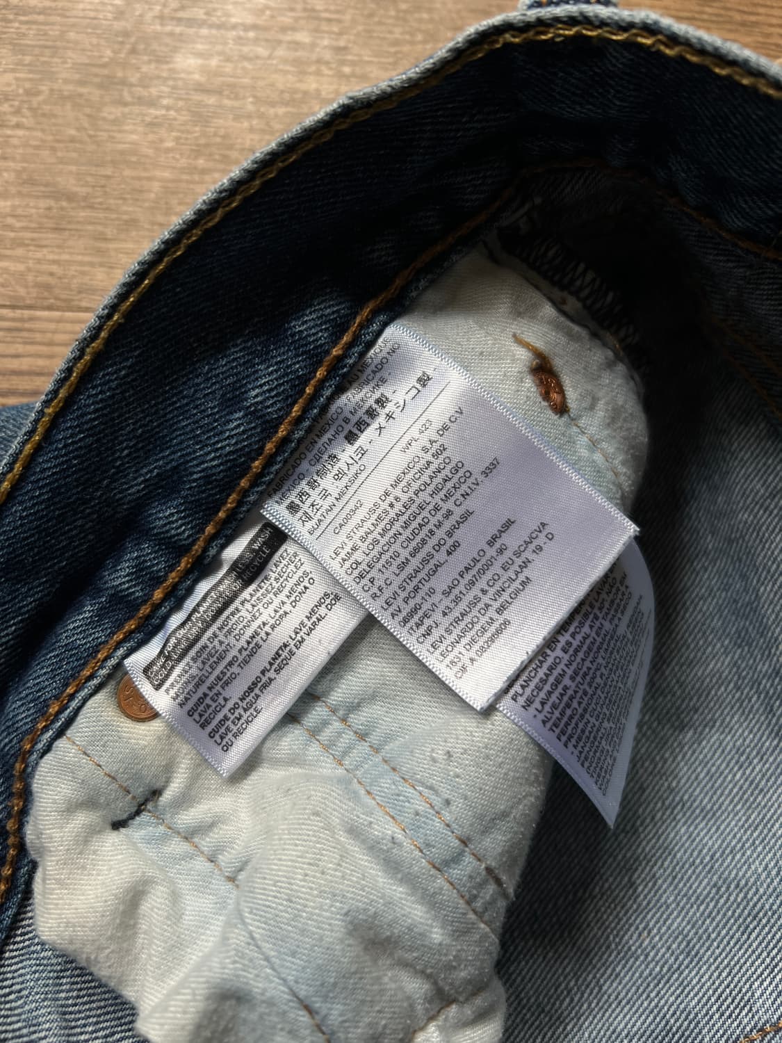 [30]리바이스 501 빈티지 페이딩 스트레이트 데님 팬츠 상품이미지7