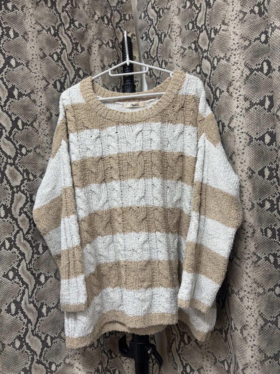 [Tralala]White&Beige Stripe Sleeve 상품이미지5