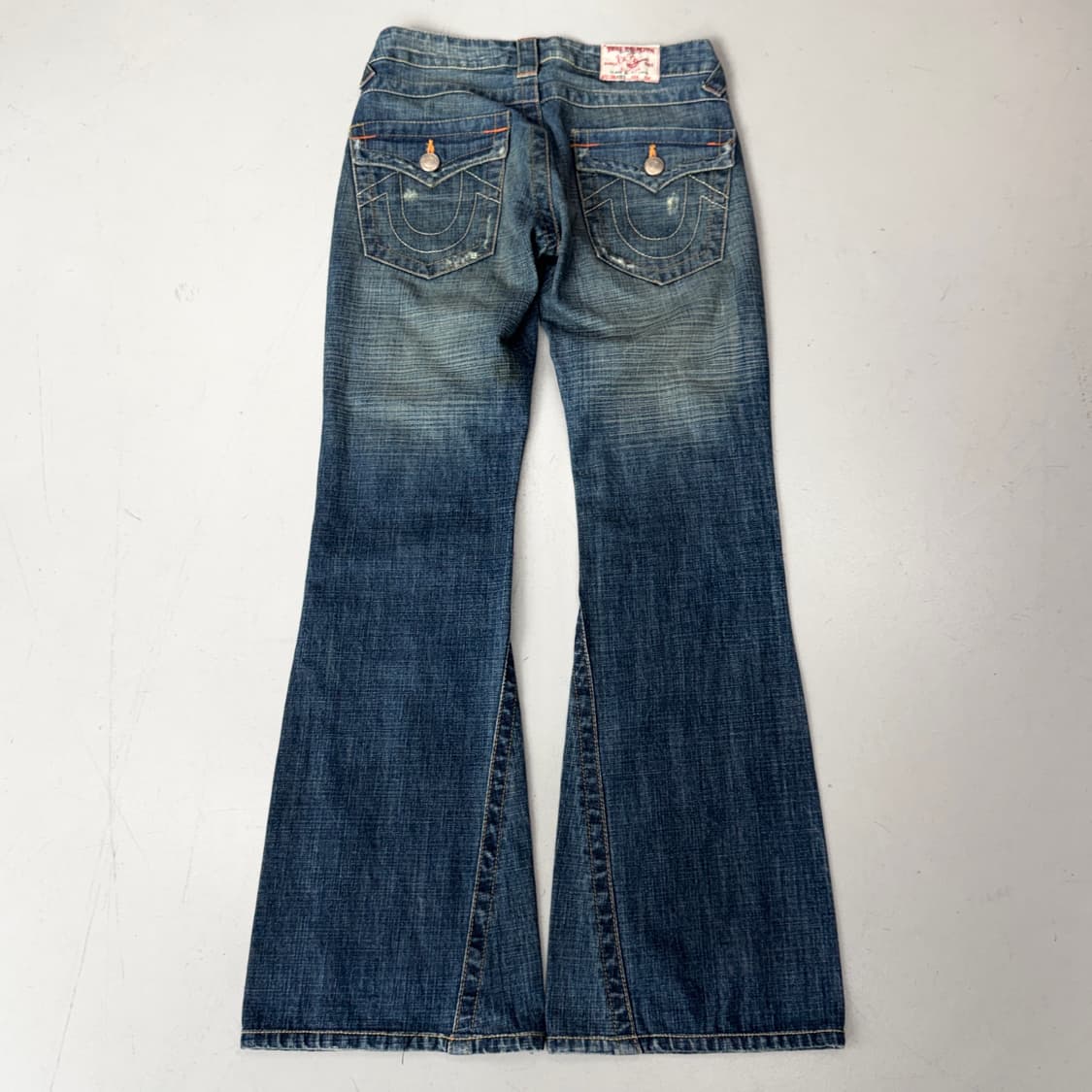 트루릴리전 Y2K 조이 부츠컷 디스트레스드 데님팬츠 상품이미지3