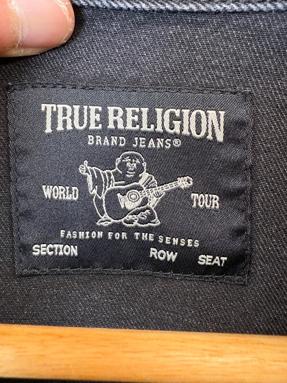 트루릴리전 블랙 워싱 트러커 자켓 상품이미지7