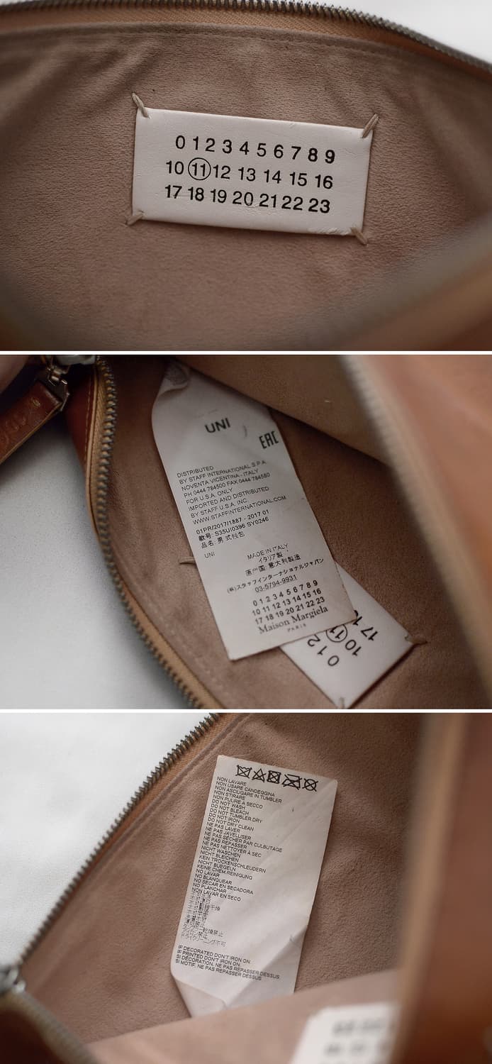 메종 마르지엘라 스티치로고 베지터블 레더 클러치백 상품이미지10