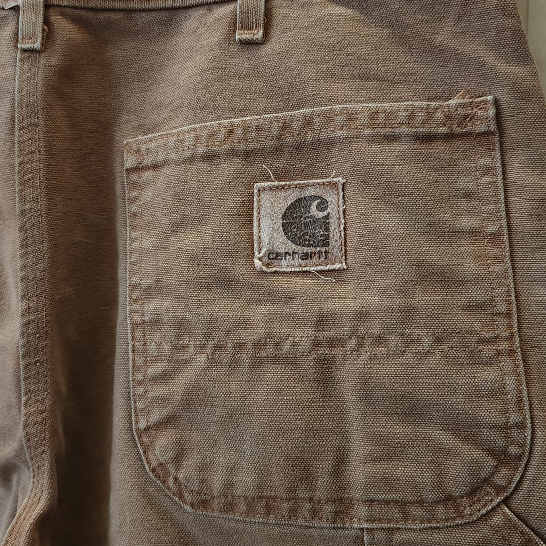 칼하트 싱글니 카펜터 워크팬츠 커피 브라운 33x30 상품이미지8