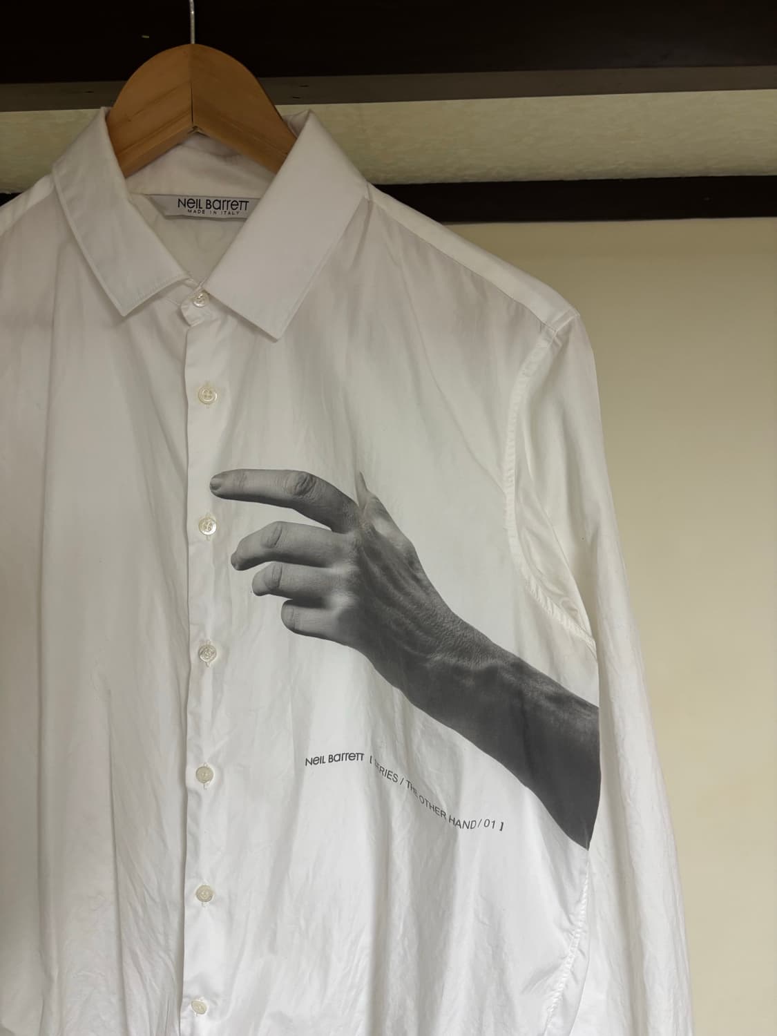 닐바렛 핸드프린트 셔츠 상품이미지2