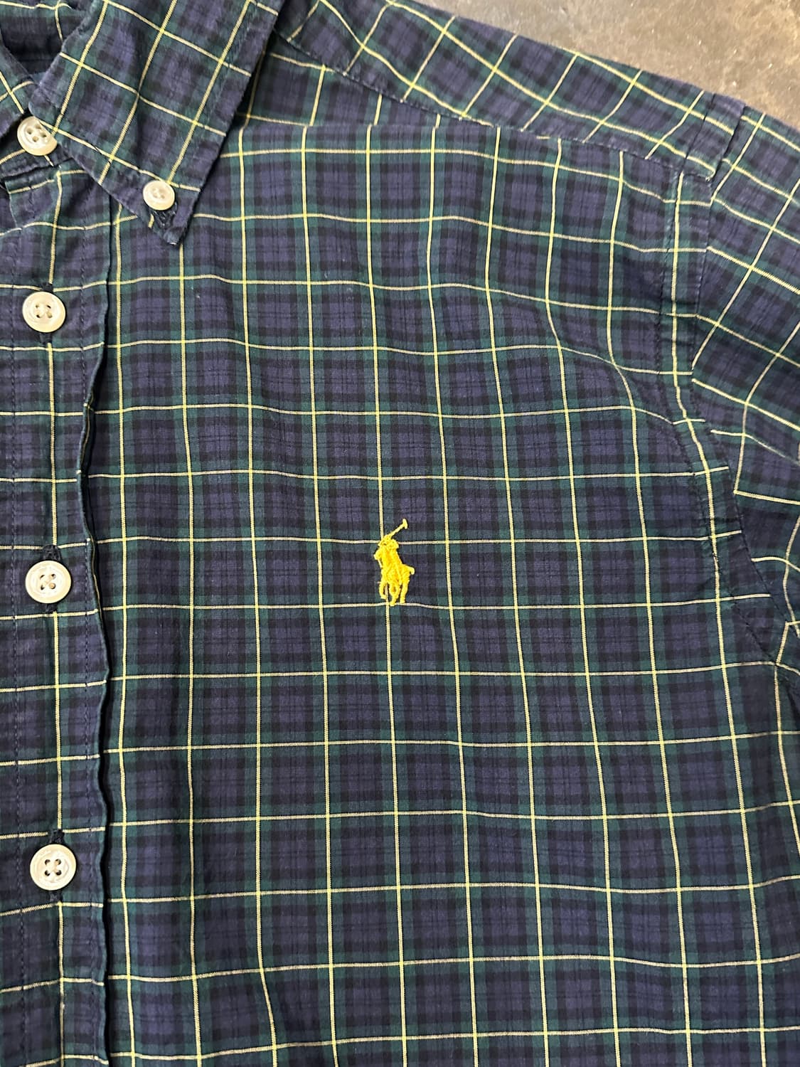 폴로 랄프로렌  체크 셔츠 M 상품이미지3