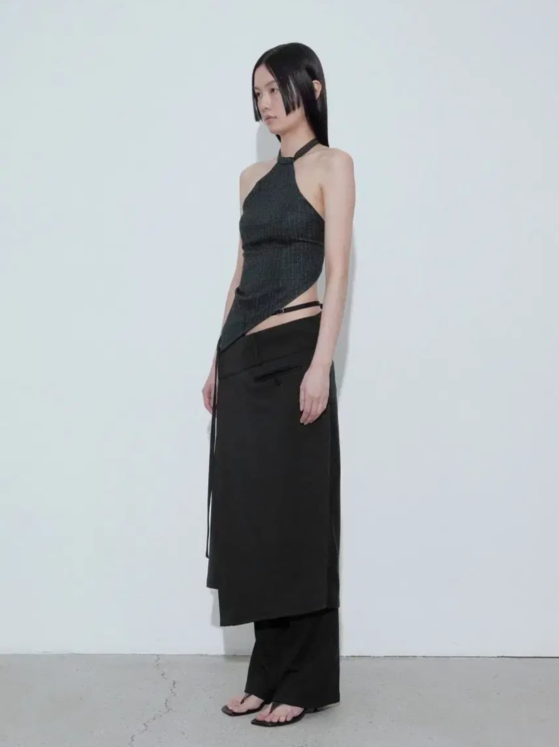 보헤미안서울 RHOMBUS HALTER TOP, STRIPE 상품이미지1