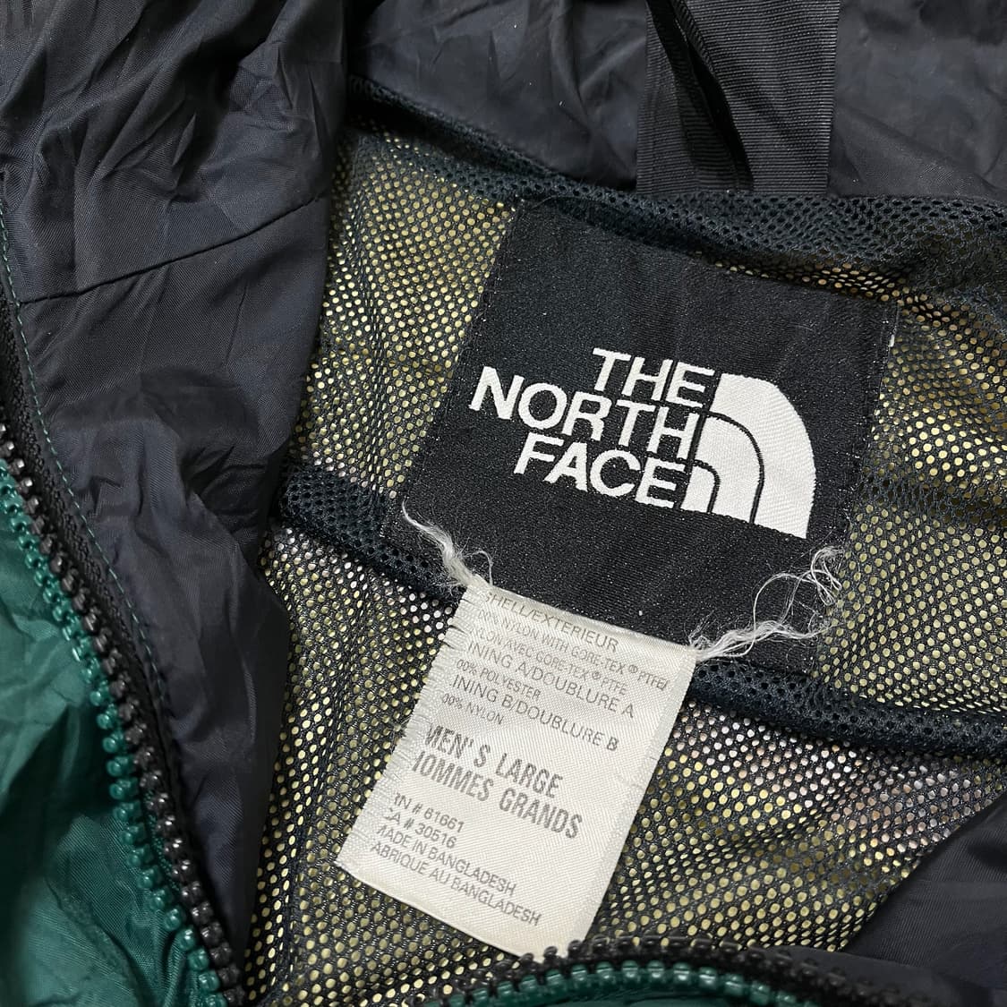 노스페이스 고어텍스 고프코어 기능성 바람막이 후드자켓 [그린] L/100 상품이미지6