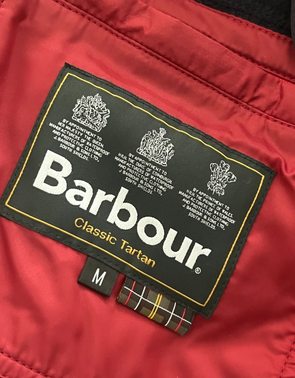 바버 울 피 코트 타탄 클래식  상품이미지5