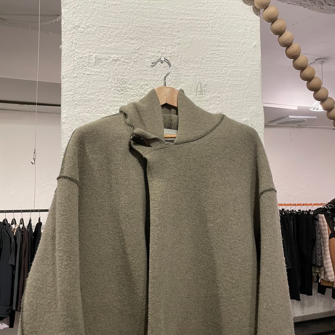 요크 밀라노 립 오버사이즈 더플 코트 상품이미지2