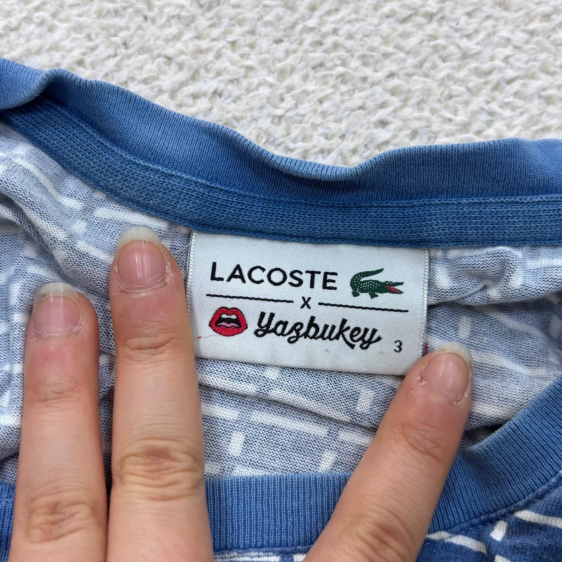 3 라코스테 야즈부키 반팔 티셔츠 0327E 상품이미지3